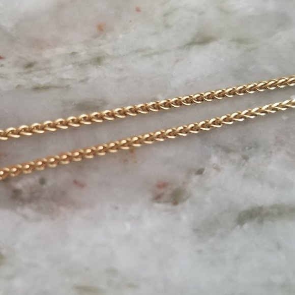 MONICA RICH KOSANN CHANGEABLE INDIVIDUALITY DYO 25"18K GOLD NECKLACE CHAIN HOOK - Picture 8 of 14